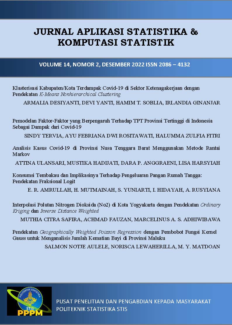 					View Vol. 14 No. 2 (2022): Journal of Statistical Application and Computational Statistics
				